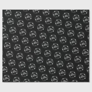 Papier Cadeau Guirlande gothique de Noël