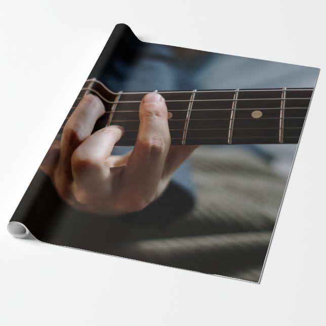 Papier Cadeau Guitare géniale (Déroulé)