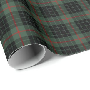 Papier Cadeau Gunn Clan Tartan