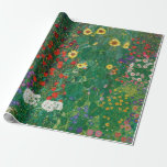 Papier Cadeau Gustav Klimt - Jardin agricole avec tournesols<br><div class="desc">Gustav Klimt - Jardin agricole avec tournesols</div>