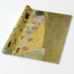 Papier Cadeau Gustav Klimt - Le baiser<br><div class="desc">The Kiss / Der Kuss - Gustav Klimt en 1907-1908</div>