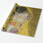 Papier Cadeau Gustav Klimt - Le baiser<br><div class="desc">The Kiss / Der Kuss - Gustav Klimt en 1907-1908</div>