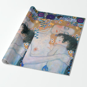 Papier Cadeau Gustav Klimt - Mère et Enfant