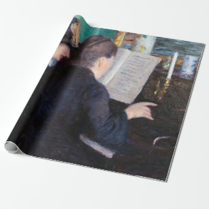 Papier Cadeau Gustave Caillebotte - La Leçon de piano