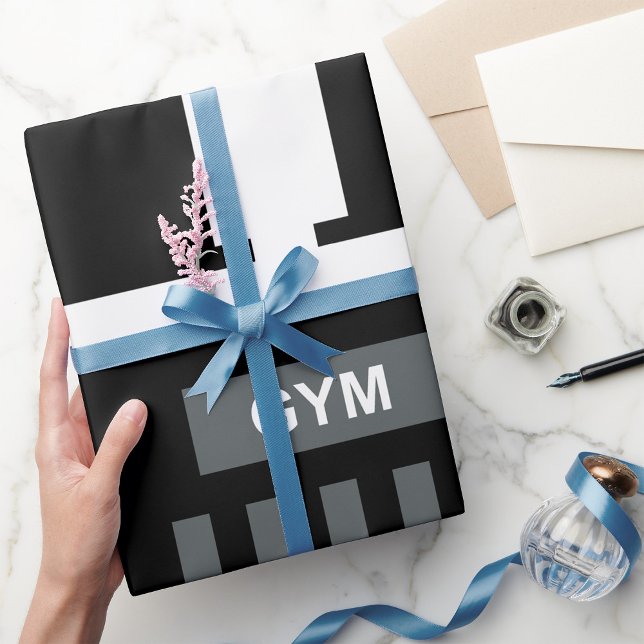 Papier Cadeau Gym Building (Créateur téléchargé)