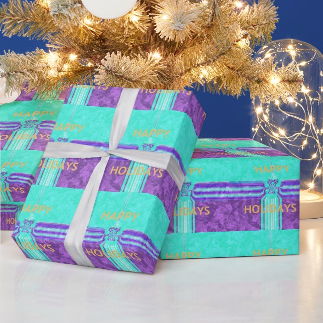 Papier Cadeau Hakuna Matata Joyeuses Fêtes (Vacances)