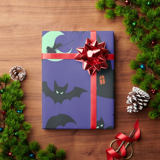 Papier cadeau Halloween (Cadeau de vacances)