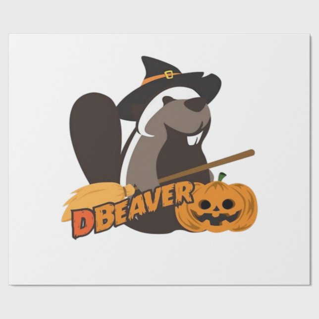 Papier Cadeau Halloween  (Plat)