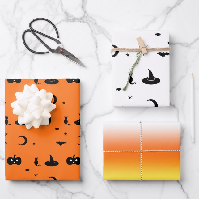Papier cadeau Halloween (Recto)