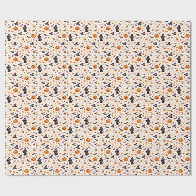 Papier Cadeau halloween (Plat)