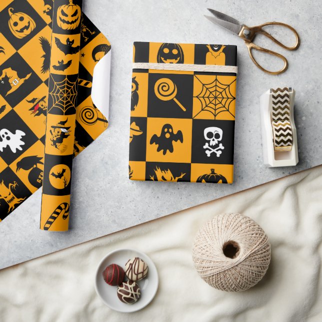Papier Cadeau halloween (Artisanat)