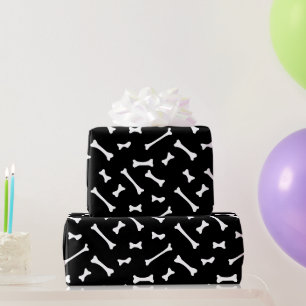 Papier Cadeau Halloween Bones Ghost