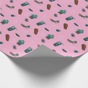 Papier Cadeau Halloween Caractère Motif Enveloppe cadeau 🦇 🕸️