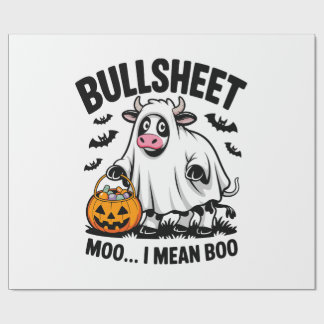 Papier Cadeau halloween cow