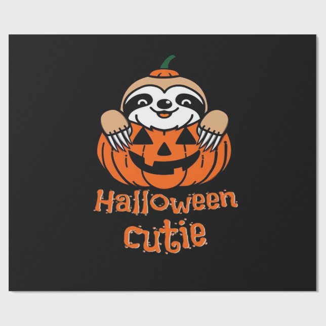 Papier Cadeau Halloween cutie sloth Essential T-Shirt (Plat)
