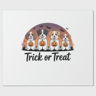 Papier Cadeau Halloween des farces ou friandises