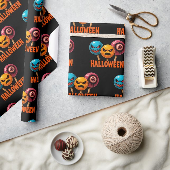Papier Cadeau Halloween doux et sinistre (Artisanat)