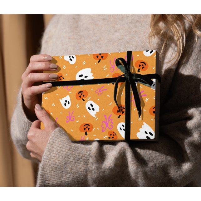 Papier Cadeau Halloween effrayant  (Créateur téléchargé)