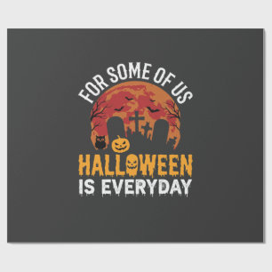 Papier Cadeau Halloween est tous les jours Lune de cimetière eff