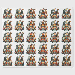 Papier Cadeau Halloween Gnomes Gift Wrap