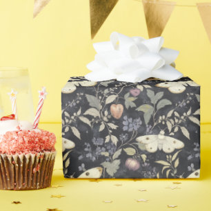 Papier Cadeau Halloween gothique foncé vintage