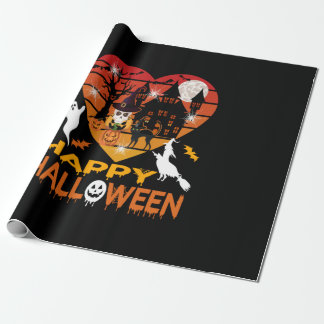 Papier Cadeau Halloween It Haunted Me Day and Night