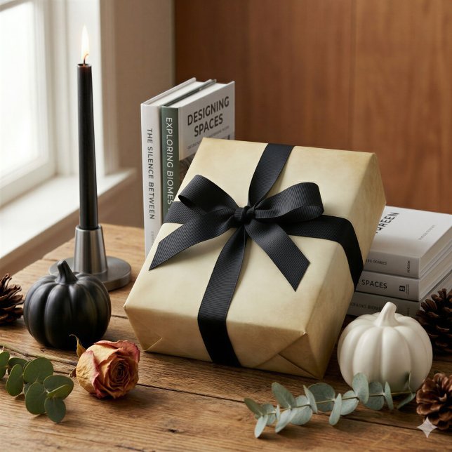Papier cadeau Halloween Parchemin Vintage (Créateur téléchargé)