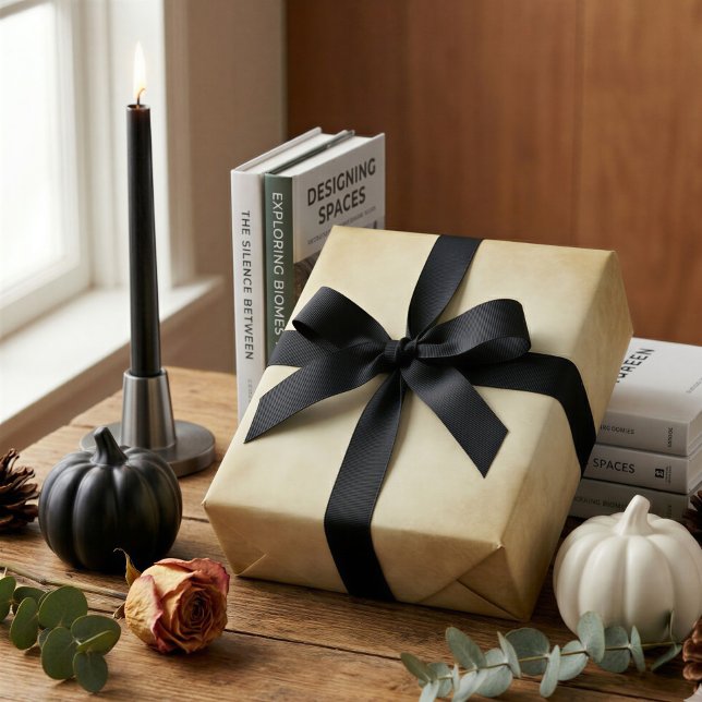 Papier cadeau Halloween Parchemin Vintage (Créateur téléchargé)