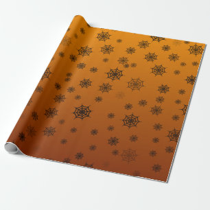 Papier Cadeau Halloween Spider Web