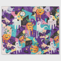 Halloween violet surréaliste