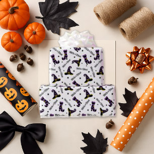 Papier Cadeau Halloween Witchy Magic