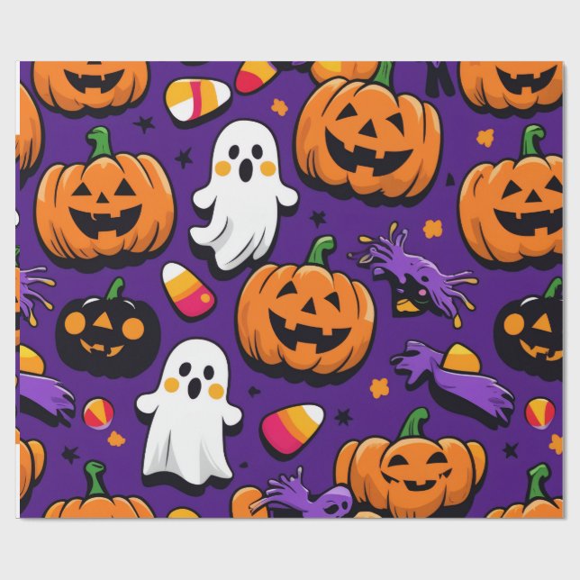 Papier Cadeau Haloween (Plat)