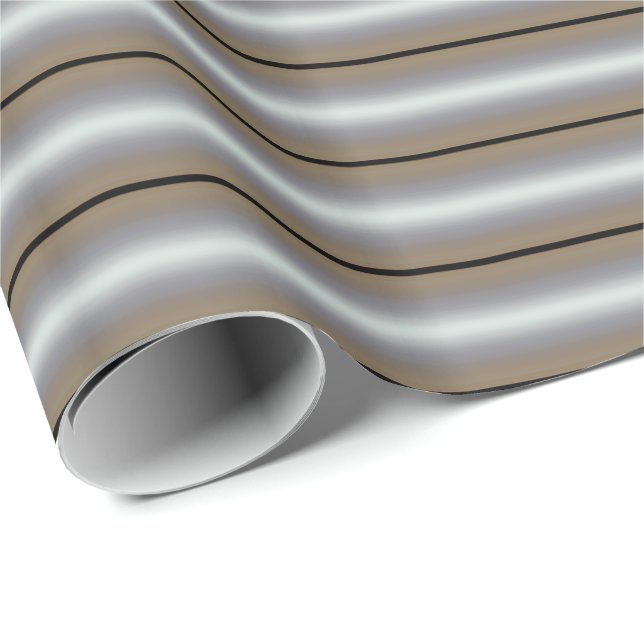 Papier Cadeau HAMbyWG - Enveloppe cadeau - Bande Art Déco (Coin rond)