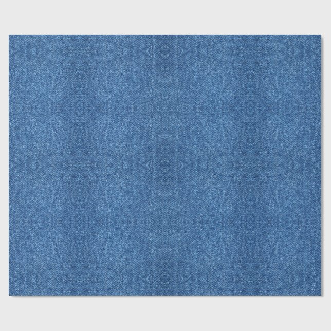 Papier Cadeau HAMbyWG - Enveloppe cadeau - Image Denim (Plat)