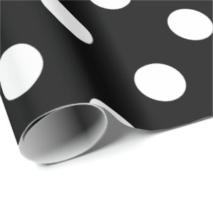 Papier Cadeau HAMbyWhiteGlove - Enveloppe cadeau - Pois en noir