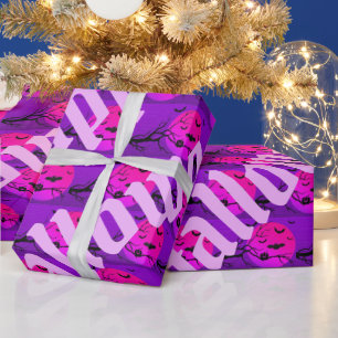 Papier Cadeau Happy Halloween Éffrayant temps