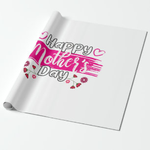 Papier Cadeau Happy Mother's Day 2025 Tshirt pour Femmes Maman G