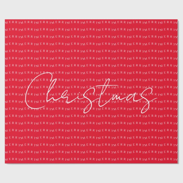 Papier Cadeau Happy New Year Merry Christmas Holiday Season (Plat)