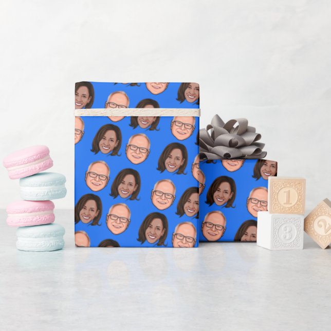 Papier Cadeau Harris Walz 2024 (Baby Shower)