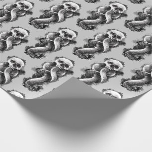 Papier Cadeau Harry Potter   Aquarelle de marque foncée