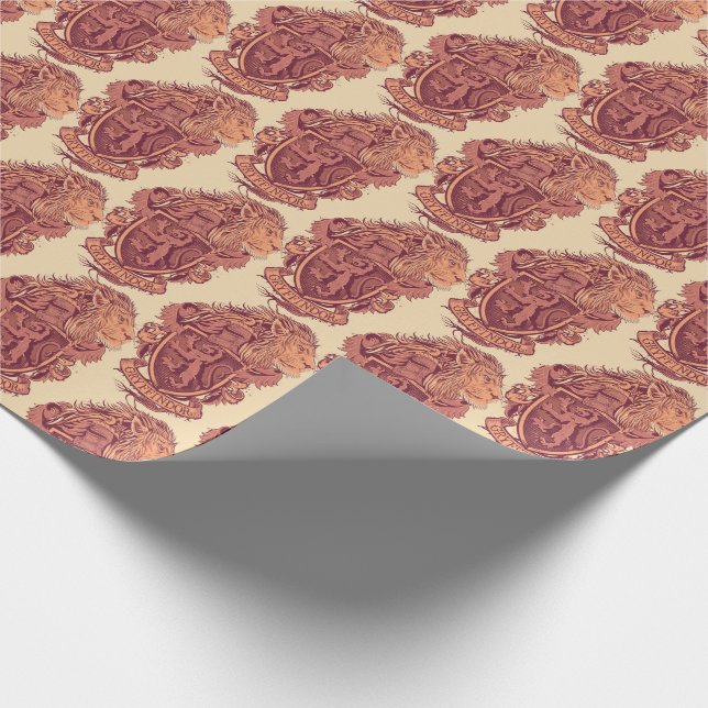 Papier Cadeau Harry Potter | Gryffindor Lion Crest (Coin)