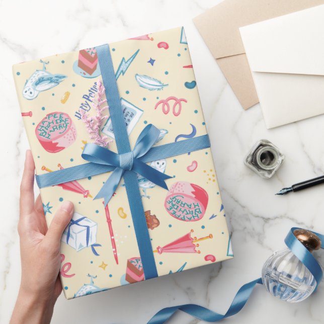 Papier Cadeau HARRY POTTER™ Motif de fête d'anniversaire (Cadeaux)