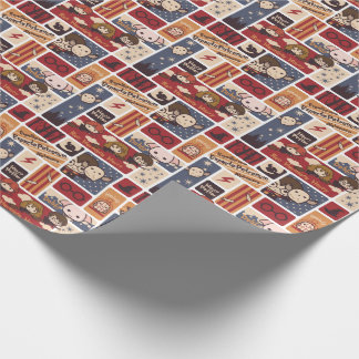 Papier Cadeau Harry Potter Motif des scènes de dessin
