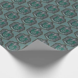 Papier Cadeau Harry Potter | Retro Mighty Slytherin Crest