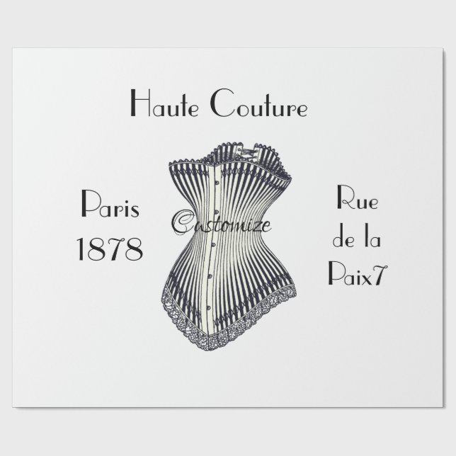 Papier Cadeau Haute Couture Corset Thunder_Cove     (Plat)