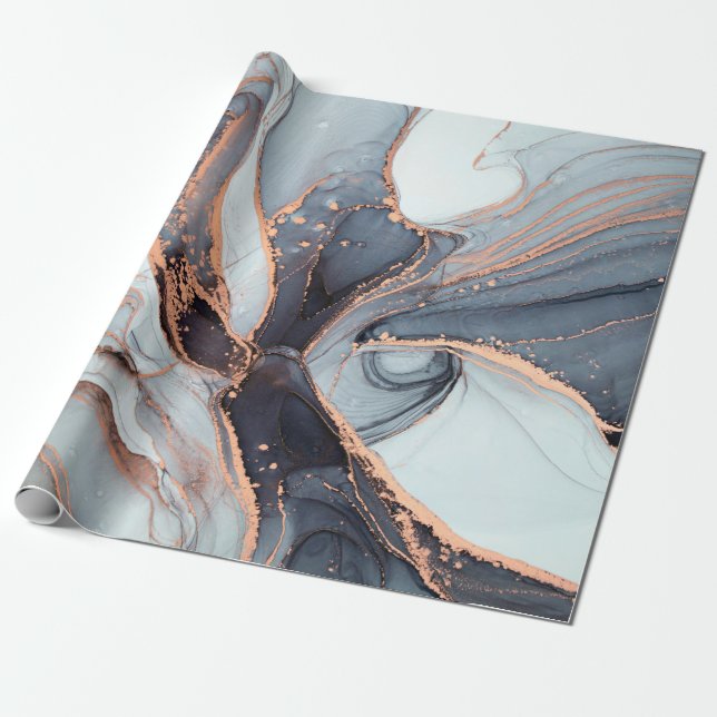 Papier Cadeau Haute résolution. Peinture abstraite de luxe (Déroulé)