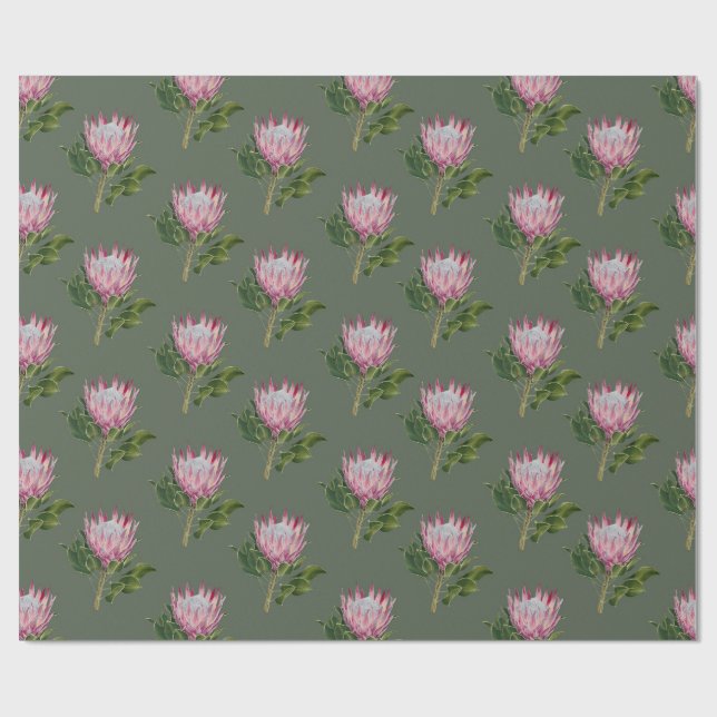 Papier Cadeau Heart of Gondwana, forest gr Wrapping Paper Design (Plat)