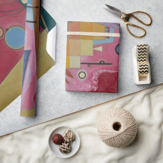 Papier Cadeau Heavy Red by Wassily Kandinsky