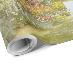 Papier Cadeau Helen Allingham Vintage Une Frontière Herbacée