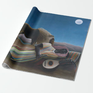 Papier Cadeau Henri Rousseau - La Bohémienne endormie